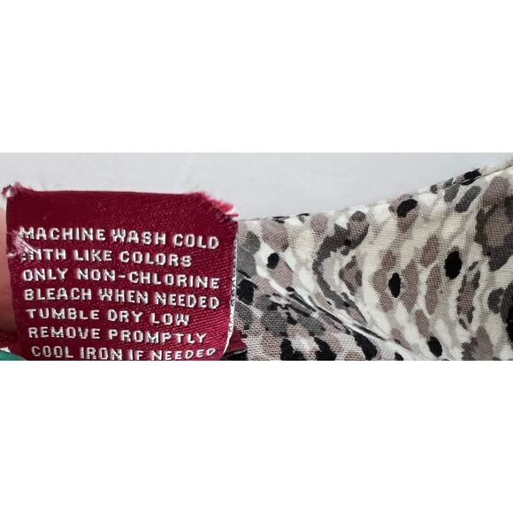 Merona Figure Flattering Stretch Black Beige and Cream Pencil Skirt Sz 18 - Picture 9 of 9